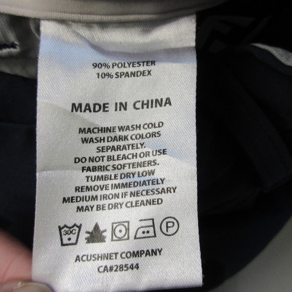 FJ FootJoy Pants Men 36 x 32 Blue Stretch Comfort Office Performance Casual 410 - Picture 11 of 11